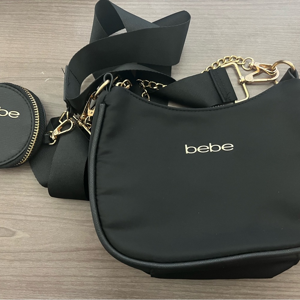 Bebe Black Crossbody Bag